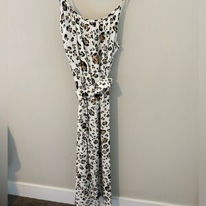 Corey Lynn Calter leopard dress with belt